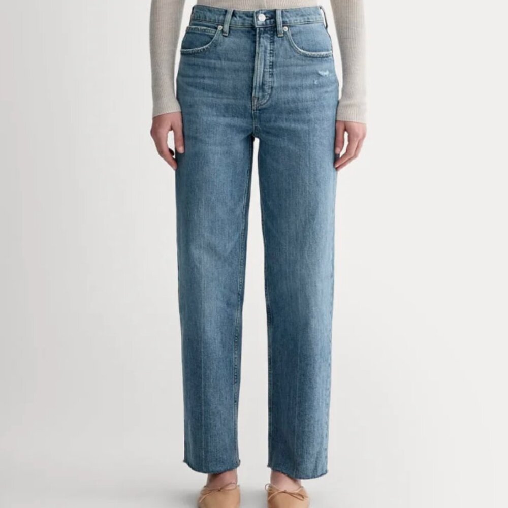 The Way-High® Jean Distressed 27.5" Inseam